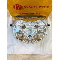 ราคา (HMA) ไฟหน้า โคมไฟหน้า ตาเพชร Wave 100S(05) เวฟ 100S(05) (รุ่นมียูบล็อค UBOX / ปี 2005-2008) (26569697716)