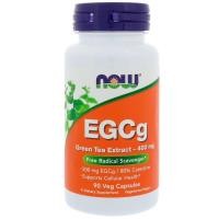 ราคา พร้อมส่ง!!! Now Foods, EGCg, Green Tea Extract, 400 mg, 90 Veg Capsules (3712988531)