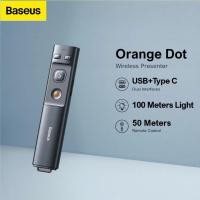 ราคา Baseus Presenter Wireless Remote Controller 2.4GHz USB&USB C Laser Pointer Presentation for Mac Win Projector PPT Powerpoint Presentation Pen (4044018297)