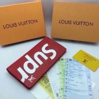 ราคา ✅กระเป๋าสตางค์ Supreme (หนังแท้) ส่งฟรีEMS (1247605743)