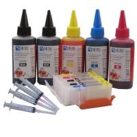 ราคา Canon ตลับใส IP7270 / IX6770 / IX6870 / MX727 / MX927 / MG5470 / MG5670 / MG5570 / MG6470 / 750/751 ชนิด 5 ตลับ + ขวดหมึก 5 ขวด (28334671978)