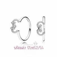 ราคา (ของแท้100%)Pandora silver ring แหวนมินนี่ (11268050960)