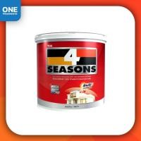 ราคา สี TOA โฟร์ซีซั่นส์ สีขาว ทาภายในและภายนอก ชนิดด้าน ขนาด 1/4 แกลลอน TOA 4 Season A1000 สีทาบ้าน สีน้ำอะคริลิค (23150697050)