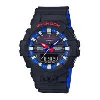 ราคา Casio G-Shock นาฬิกาข้อมือผู้ชาย สายเรซิ่น รุ่น GA-800LT-1A - สีดำ/น้ำเงิน (1107432124)