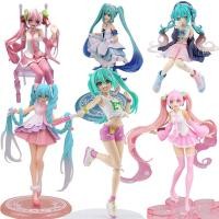 ราคา Hatsune Miku Wonderland Sakura Miku Action Figure นั่ง Hatsune Miku ของเล่น (44416005687)