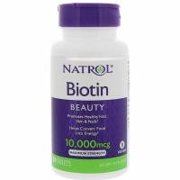 ราคา Natrol Biotin Beauty 10,000 mcg 100 Tablets (1233840611)