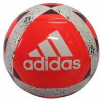 ราคา ลูกฟุตบอลหนังเย็บ เบอร์ 5 adidas CD-6580 STARLANCER V ส้มขาว (2679179606)