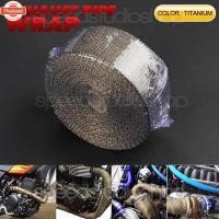 ราคา ผ้าพันท่อ ผ้าพันท่อไอเสีย ฉนวนกันความร้อน ผ้ากันร้อน มอเตอร์ไซค์ big bike รถยนต์ สีไทเทเนียม ยาว 10 เมตร กว้าง 5 ซม. แถม (26839808811)