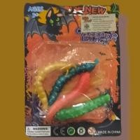 ราคา ของเล่นหนอนใบไม้ตัวนิ่มทำจากยางนิ่มยืดได้1ชุดเซต4ตัวคละสีเขียวอ่อนเขียวส้มเหลืองความยาวลำตัว7.5เซนติเมตรราคา12บาท (11654198727)