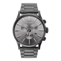 ราคา Nixon Sentry SS Chrono รุ่น NXA386632-00 นาฬิกาข้อมือผู้ชาย สี All Gunmetal หน้าปัด 42 มม. (20623155628)