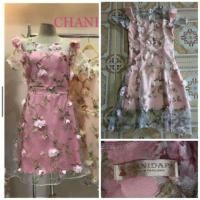 ราคา ส่งต่อเดรสปักดอก3Dป้ายCHANIDAPAสีชมพูมือ1 (5710631572)
