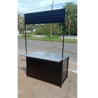 ราคา เคาน์เตอร์พับถอดประกอบ/โต๊ะพับถอดประกอบ **สีดำ** (23180336432)