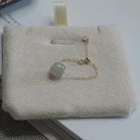 ราคา แหวนหญิง ทองฝังหยกธรรมชาติHetian ดีไซน์เรโทรและประณีต (45552364188)