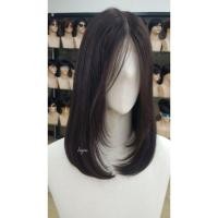 ราคา วิกทอมือผมแท้ทอแสกกลางทรงสไลด์พริ้ว (40918067887)