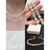 ราคา 100% แบรนด์ใหม่และของแท้ 23 ใหม่ CELINE TRIOMPHE สร้อยคอมุกสำหรับสุภาพสตรี (28823331630)