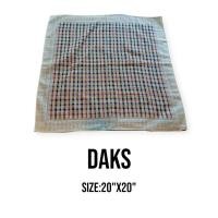 ราคา ผ้าเช็ดหน้าแบรนด์เนมแท้ ผ้าDaksแท้ (23602795339)