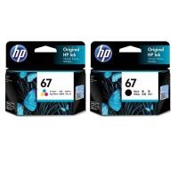 ราคา HP 67 Original Ink Cartridge (Black/Tri-Color) (15366009545)