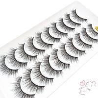 ราคา 10 คู่ขนตาปลอมธรรมชาติ 3D Self-กาวขนตานุ่ม Wispy EyeLashes (46951784676)