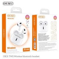ราคา ใหม่ล่าสุด!! OUKU UK31 หูฟังบลูทูธไร้สาย TWS wireless bluetooth headset หูฟังไร้สาย บลูทูธ V.5.0 น้ำหนักเบา พร้อมส่ง (26563364861)