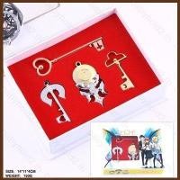 ราคา Bh2 อะนิเมะญี่ปุ่น Nisekoi: สร้อยคอสําหรับ Raku, Chitoge, Onodera และ Marika ชุดพวงกุญแจคอสเพลย์ Props HB2 (26378718442)