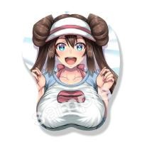 ราคา แผ่นรองเม้าส์ 3D โรซ่า -โปเกมอน[Pokémon Limited Edition Mei Boobs 3D Mouse Pad - Rosa (Artist: take☆cha)] (41172862030)