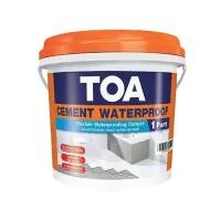 ราคา ทีโอเอ ซีเมนต์วอเตอร์พรูฟ ฟลอร์ซีล TOA Cement waterproof 4 กก. ซีเมนต์กันซึมส่วนผสมเดียว (21653452570)