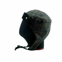 ราคา หมวก Ushanka houndstooth สีเทาเข้ม (27252723826)