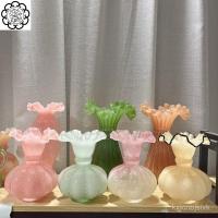 ราคา สินค้าใหม่สไตล์โบราณสีรุ้งสไตล์เฟนตันแจกันลูกปัดฟักทองสไตล์ฝรั่งเศสแก้วแก้วทำด้วยมือตกแต่งบ้าน WJ6N (24533489263)