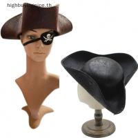 ราคา HTH ฮาโลวีนโจรสลัดหมวก Vintage PI หนังปุ่มหมวก Western คอสเพลย์คาวบอย Chaps เครื่องแต่งกายหมวก Masquerade Party Props HNTH (56301146628)