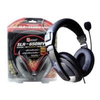 ราคา [สินค้าพร้อมส่ง ̷ ♡⃣] หูฟังคอบ SLR-650MV ไมค์ เล่นเกม RICHMAN. (5577848857)