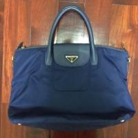 ราคา กระมือสอง Prada Tessuto 30cm Nylon ของแท้ (4794876456)