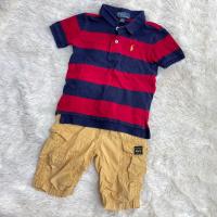 ราคา ชุดเซ็ตเด็กผู้ชาย Size80 เสื้อ Polo Ralph Lauren แถมกางเกงงานญี่ปุ่น (22919038960)
