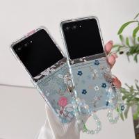 ราคา Flip Casing สําหรับ Moto Razr 60 Ultra Motorola Razr 50 Ultra Razr+ 2024 Razr 40 Ultra Moto Razr 60 พร้อมสร้อยข้อมือ Vintage orchid Flowe ดอกไม้รูปแบบป้องกันโทรศัพท์มือถือกรณี (28285924991)
