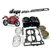 ราคา เสื้อสูบนินจา250 เสื้อสูบเดิม std KAWASAKI NINJA250 เสื้อสูบพร้อมลูกสูบ แหวน สลักสูบ ปะเก็น กิ๊บล็อค (25632555780)