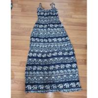 ราคา ชุดเดรสยาวสายเดี่ยวลายช้าง (3600388184)