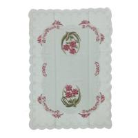ราคา Mawar ผ้าปูโต๊ะแขกขนาดใหญ่ (80 x 120) วัสดุโพลีเอสเตอร์ Rose Motif (25787464884)