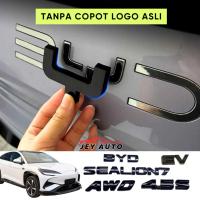 ราคา BYD Sealion 7 Black Logo Timpa Original Logo / BYD Black Emblem / Sealion 7 Emblem / Black AWD Logo / Black EV Logo (43723110045)