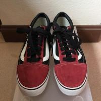 ราคา **ใส่โค้ด BAAV ลด 130฿!!!** vans old skool ของแท้ สีดำแดง (573735401)