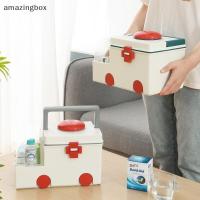 ราคา ABTH กล่องยารถพยาบาลแบบพกพาความจุขนาดใหญ่ยาในครัวเรือนการจําแนกทางการแพทย์กล่องเก็บของกระจุกกระจิก Vary (57352848486)