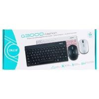 ราคา OKER Keyboard+Mouse wireless G3000 (2271895102)
