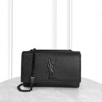 ราคา สินค้าแท้มือสอง กระเป๋าสะพายข้างผู้หญิง กระเป๋าโซ่ Yves Saint Laurent กระเป๋าสะพายไหล่ (41650759582)