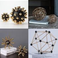 ราคา ห้องรุ่นแสงหรูหราเรขาคณิตหนามบอลตู้ไวน์โลหะนอร์ดิกห้องนั่งเล่นอุปกรณ์เสริมที่ทันสมัยตกแต่งลูกปัดตู้ทีวีการศึกษา ว9เค (26293762753)