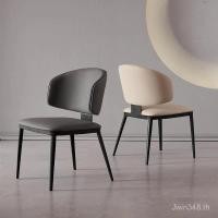 ราคา Minimalist หนังเก้าอี้รับประทานอาหาร Cat Scratch โรงแรมอิตาเลี่ยนโมเดิร์น High-End เก้าอี้ร้านอาหารในครัวเรือนหรูหราโต๊ะรับประทานอาหารเก้าอี้หลัง FBYR (48151033075)