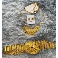 ราคา เครื่องประดับชุดไทย สร้อย เข็มขัด ต่างหู สังวาลย์ (1731634712)