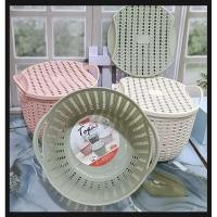 ราคา ตะกร้าอเนกประสงค์ มีฝาปิด/ตะกร้าโทปาส มีฝาปิด ซีซีโอ (42757321414)