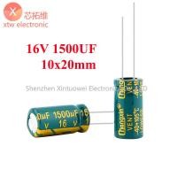 ราคา 20 ชิ้น/ล็อต Electrolytic Capacitor 16V 1500UF 10x20 มม.จอแสดงผล LCD เมนบอร์ดตัวเก็บประจุ 1500UF 16V (28789324950)