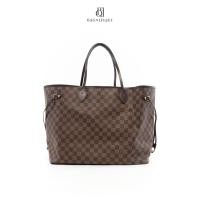 ราคา [ของแท้] LV NEVERFULL MM BROWN DAMIER CANVAS GHW มีใบรับประกัน ตรวจสอบได้ทุกใบ ✅ (40558968140)