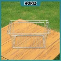 ราคา HORIZ ตะกร้า IGT แบบพับได้, อุปกรณ์โต๊ะ IGT ตะกร้าท่อระบายน้ําแบบพกพา, มัลติฟังก์ชั่น 304 สแตนเลสการออกแบบกลวง Camping ตะกร้าปิคนิคปิคนิคปิคนิคปิคนิค (42521230148)