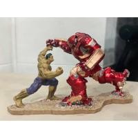 ราคา [ส่งฟรี] โมเดล Avengers Hulk Vs Iron Man Mk44 งาน Resin สูง 33 CM หนักรวมกันเกือบ 5 กิโล (4481118329)