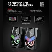 ราคา Marvo Speaker ลำโพงตั้งโต๊ะ รุ่น SG-118/SG-119/Nubwo NS-39 USB power แจ๊คเสียบ 3.5mm ไฟ RGB LED เป็น Gaming Speaker (3643535920)